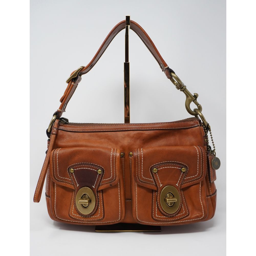 Vintage Coach 65th Anniversary Legacy Whiskey Brown Shoulder Bag 10328
